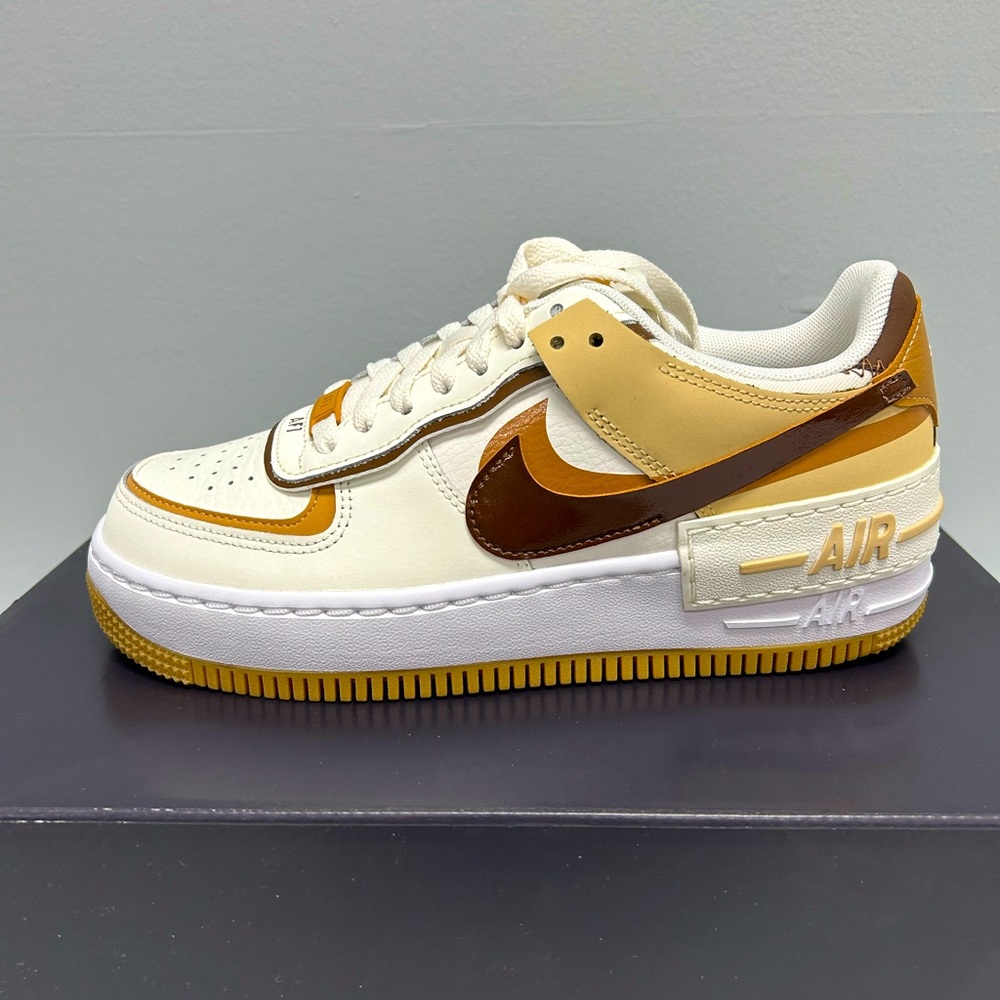 Nike Air Force 1 Shadow "Sail Brown" Sneakers